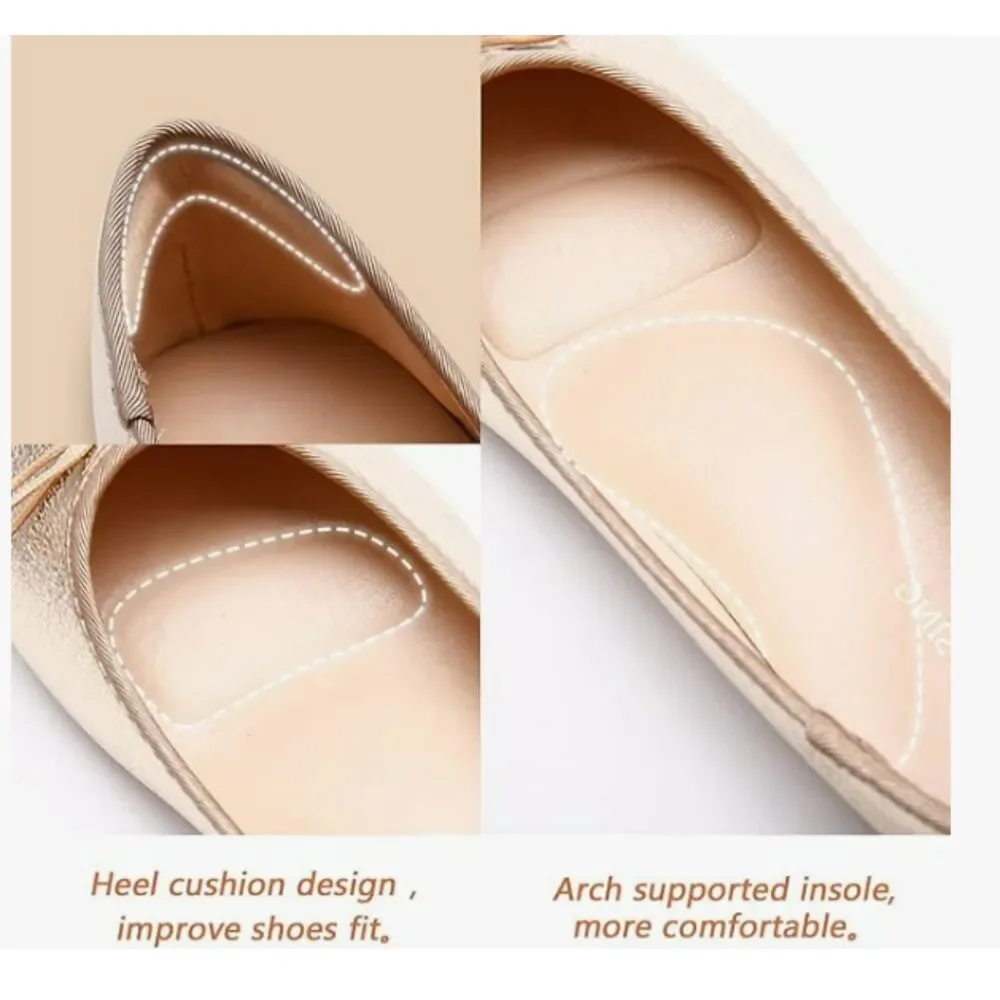 Metallic Gold Ballet Flats Size 9 Bow Detail Shimmer Slip-On Shoes